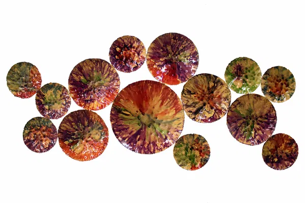 Metal wall art 'Different worlds'