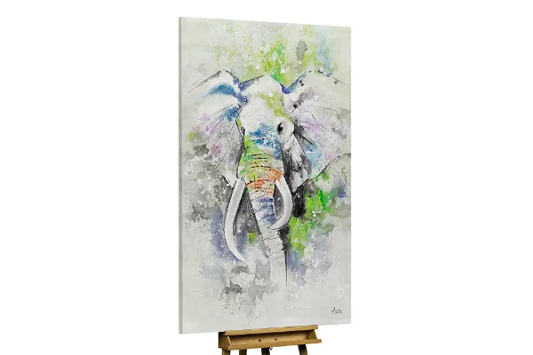 XXL Oil paintings Covered In Powder
