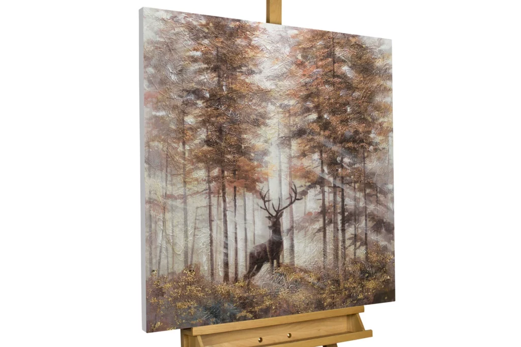 acryl-gemaelde-koenig-der-hirsche