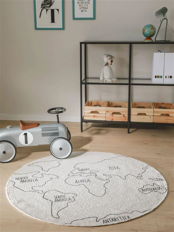Design Kids Rug World Map
