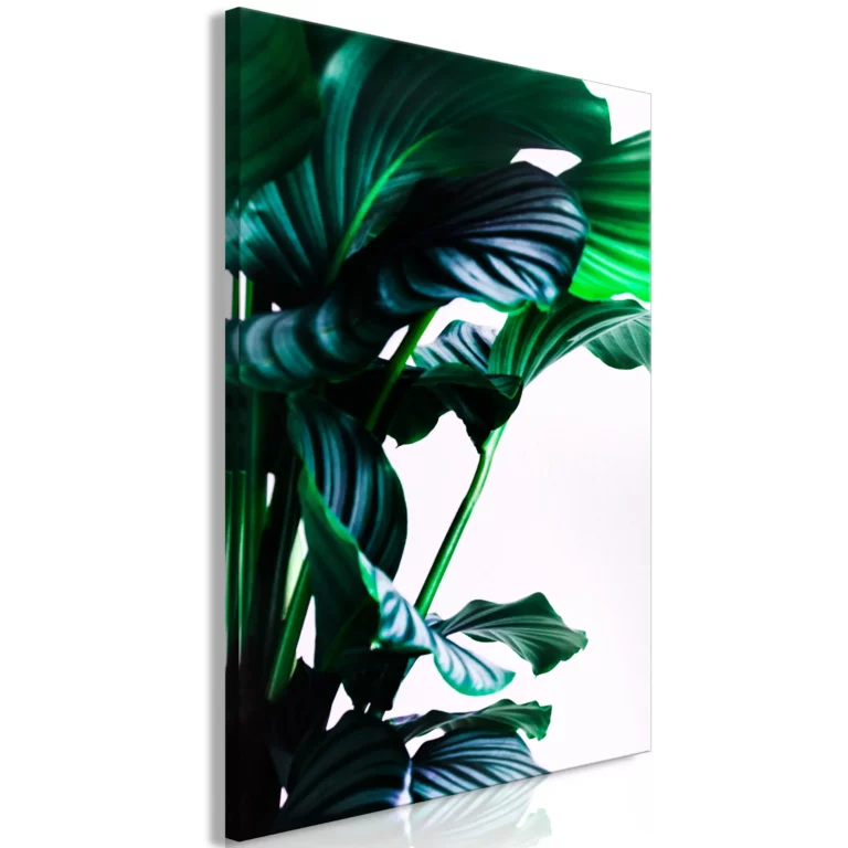 art-print-springy-leaves-vertical