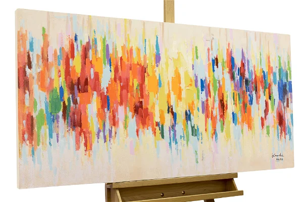 Handpainted Painting 'Weekend Happiness'