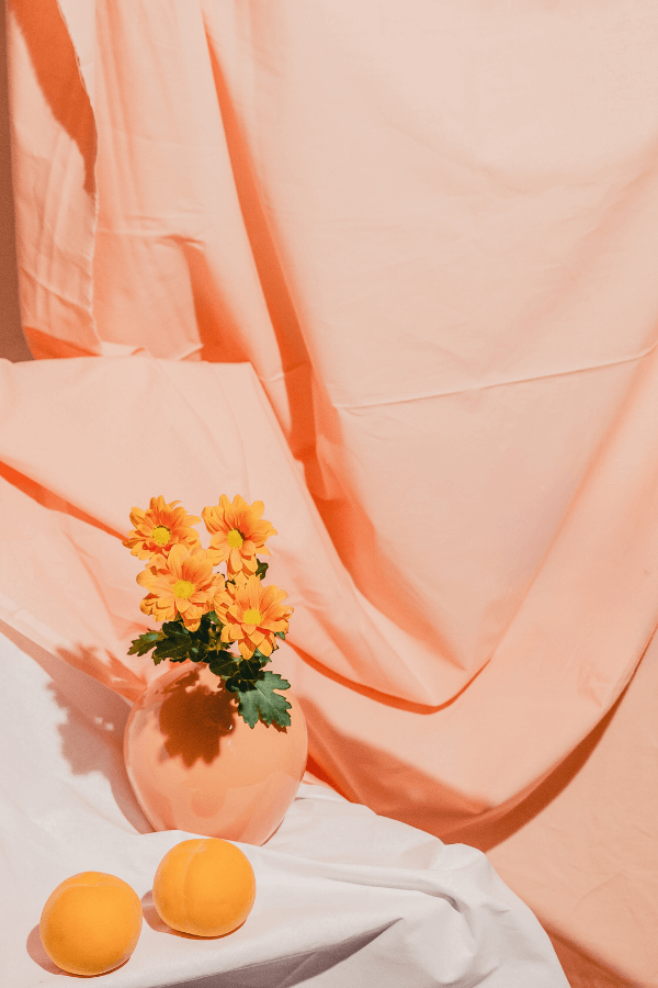 Peach Fuzz curtains