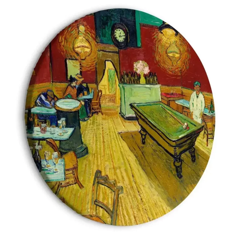 peintures en cercle-goghs-night-cafe