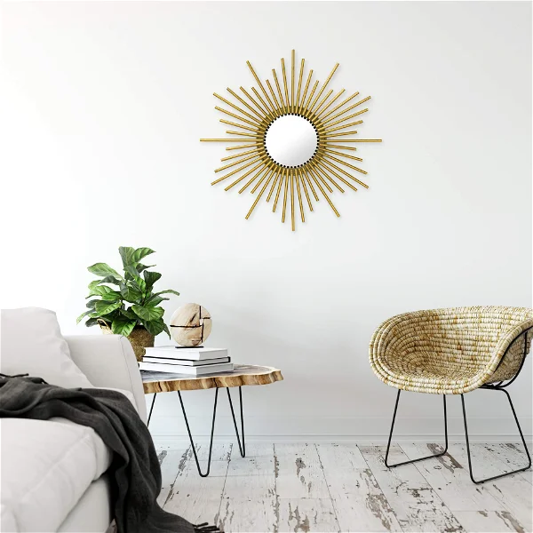 Metal-wall-mirror-Circle-of-Stars