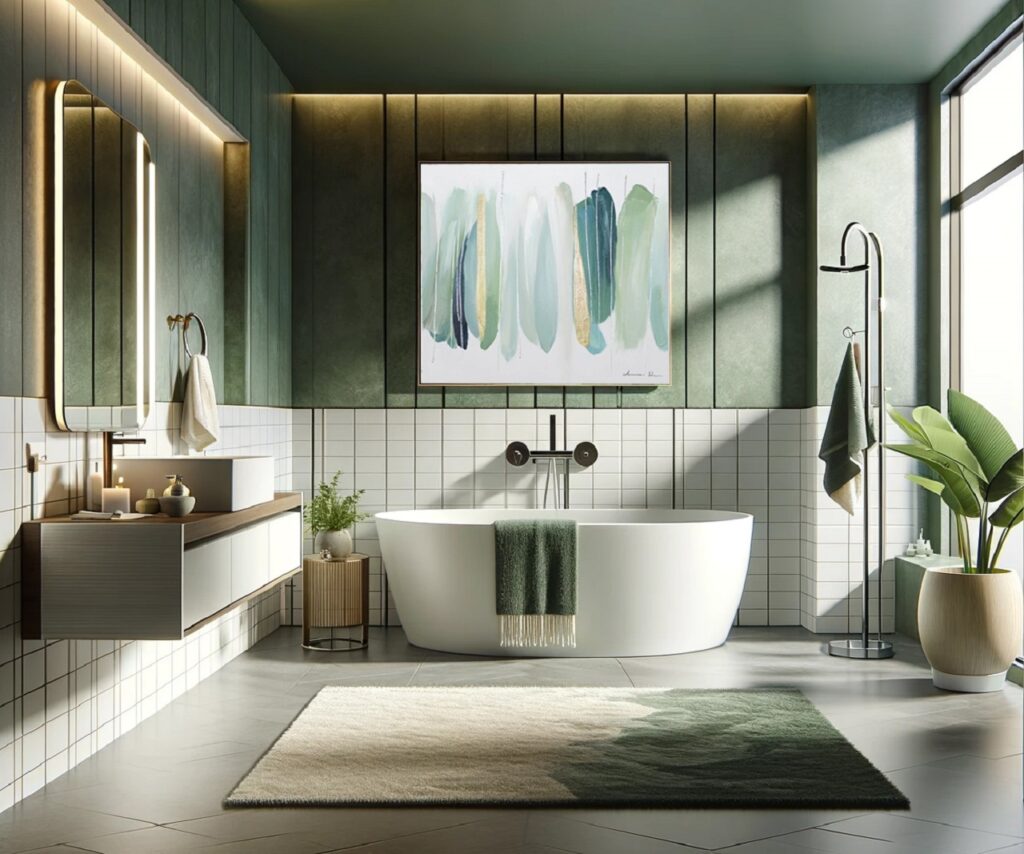 green-and-white-colour-palette-in-the-bath