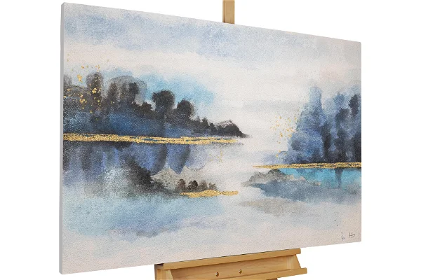 Handpainted Painting 'From Shore to Shore'