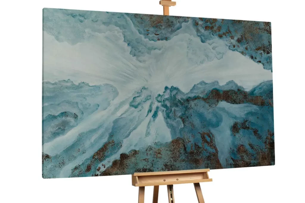 XXL Tableaux à l'huile 'Golden Heaven'