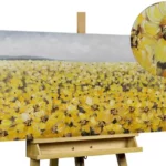 acrylic-painting-flower-sea-in-yellow-150x150