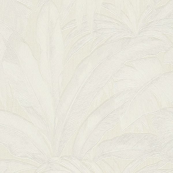 White textured wallpaper with soft linear patterns – Minimalist wallpaper in off-white with gentle linear textures forming a subtle wave-like pattern.